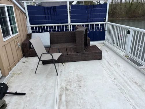 Surface Level of deck spread Before